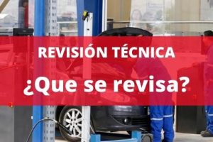 ¿Qué se revisa en la revisión técnica vehicular?
